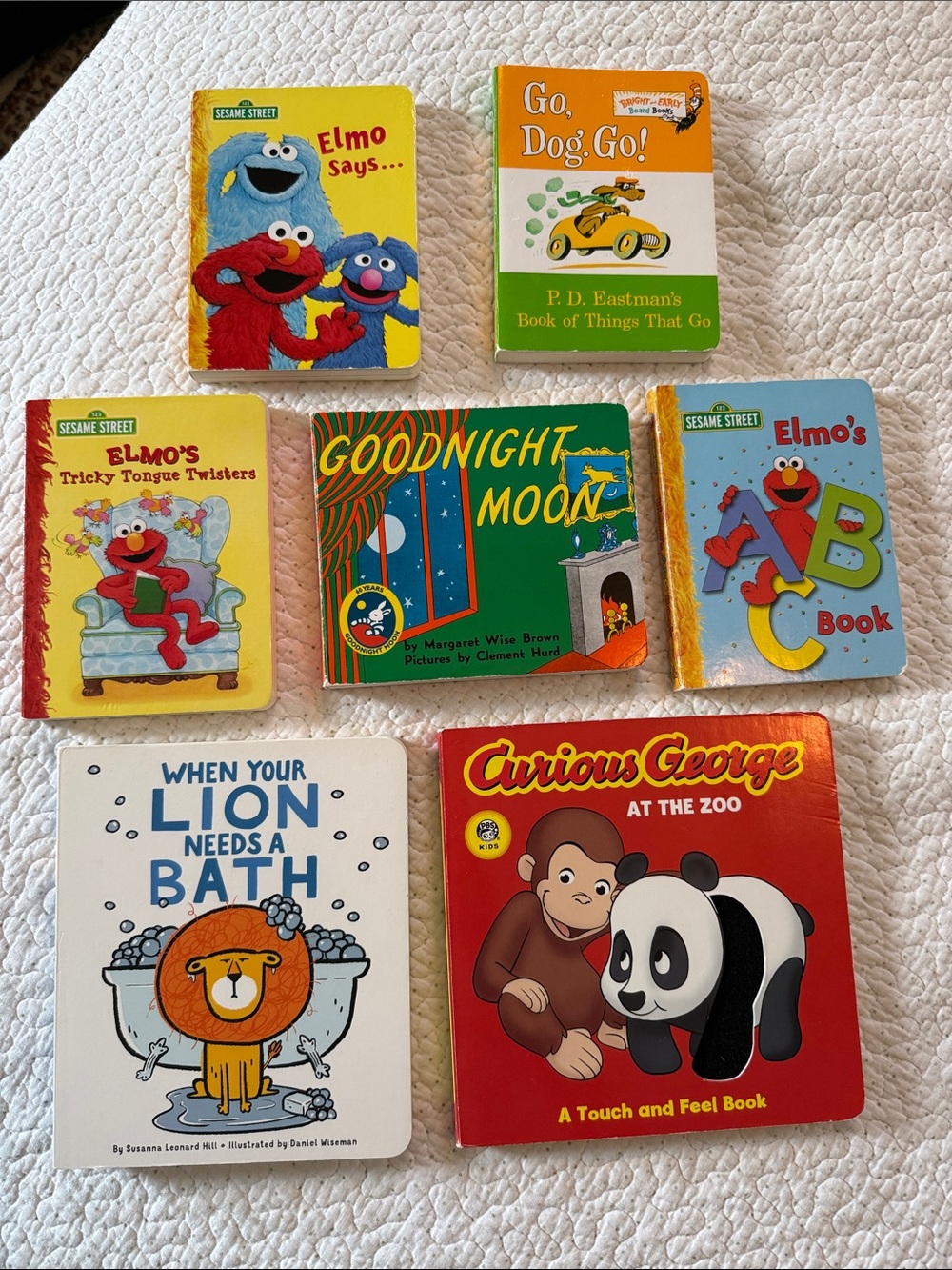 Bundle of Kids Board Books, 7 books.